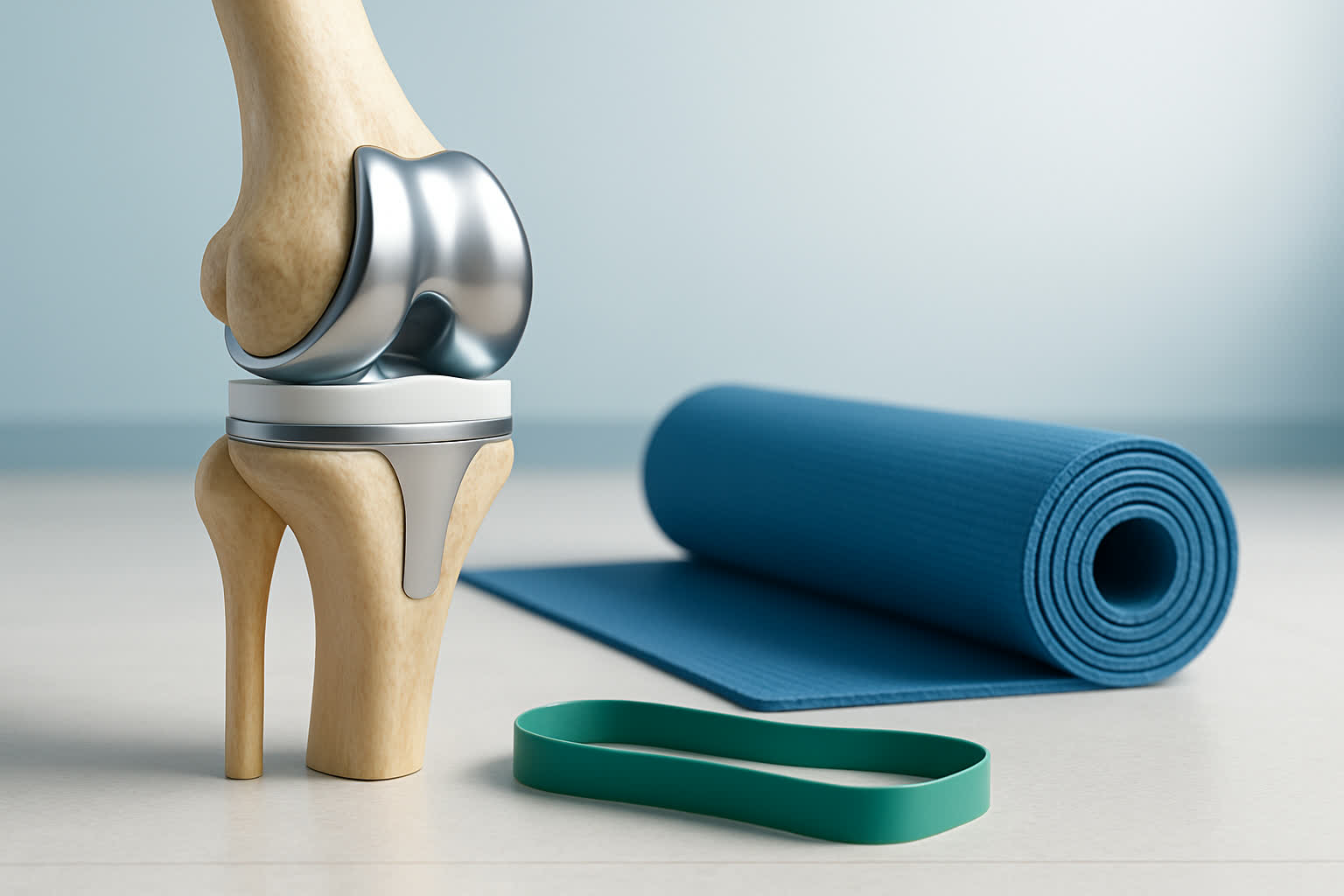 Knee Rehabilitation After Prosthetic Surgery: Exercise Plan